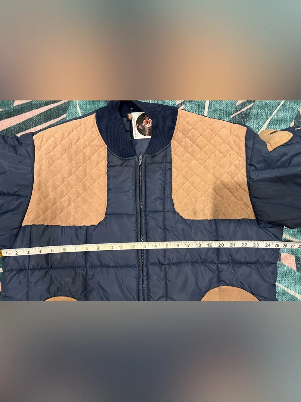 Vintage Bob Allen Gun Club Quilted Dual Zip Puffer Coat Jacket